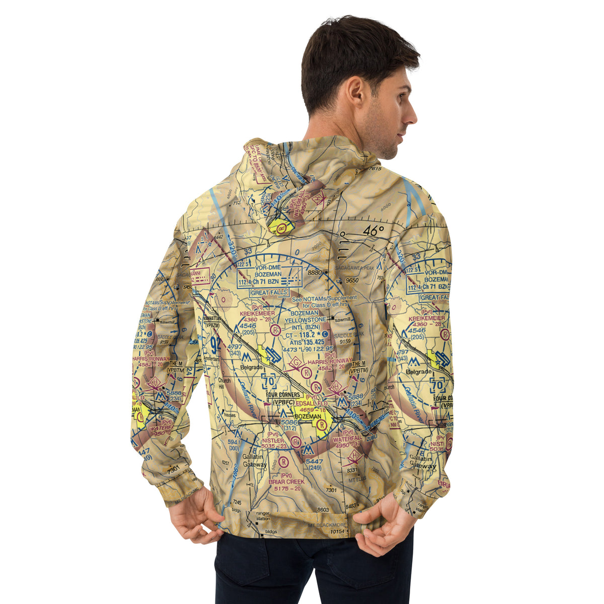 Bozeman BZN VFR Treeline Hoodie