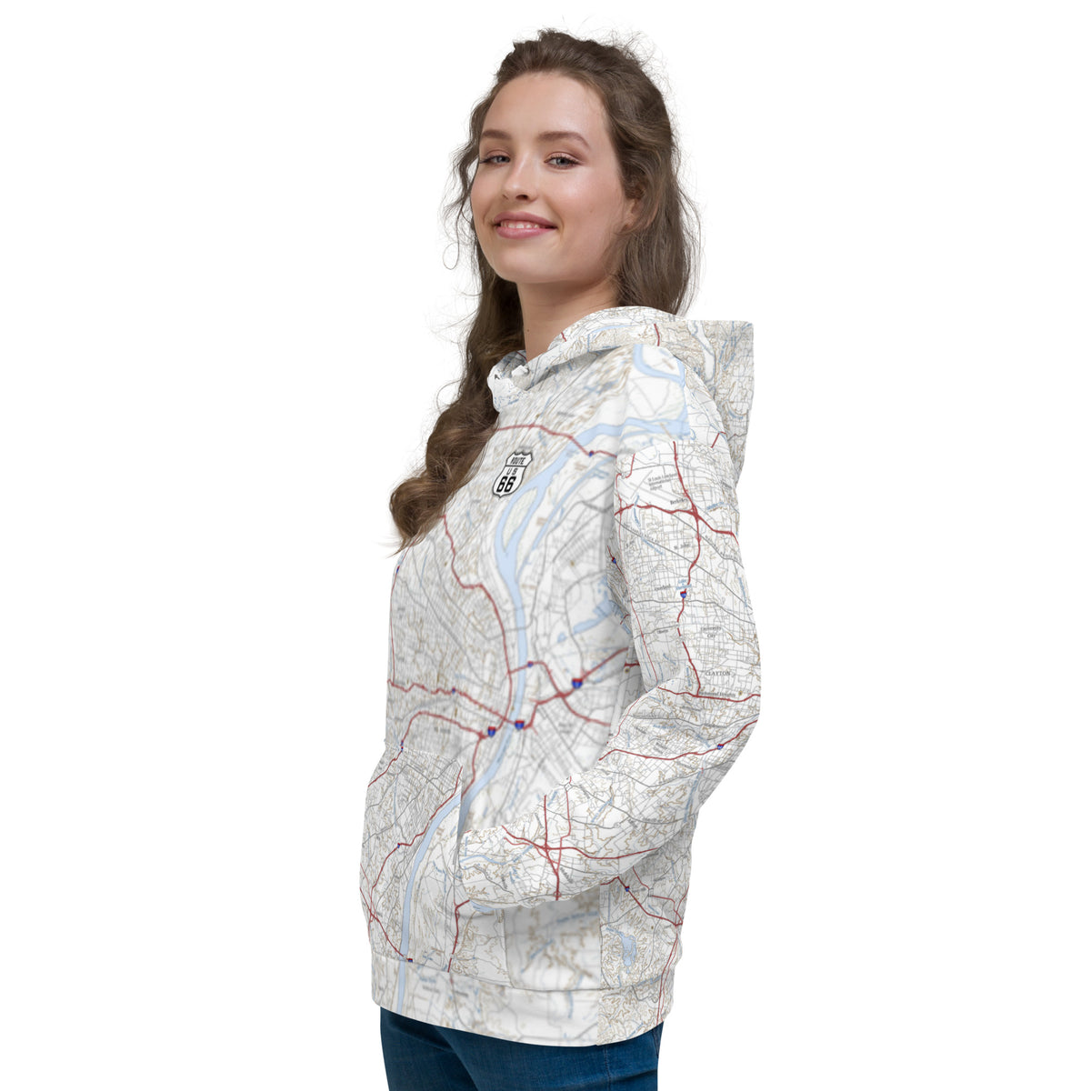 St Louis Route 66 Treeline Hoodie