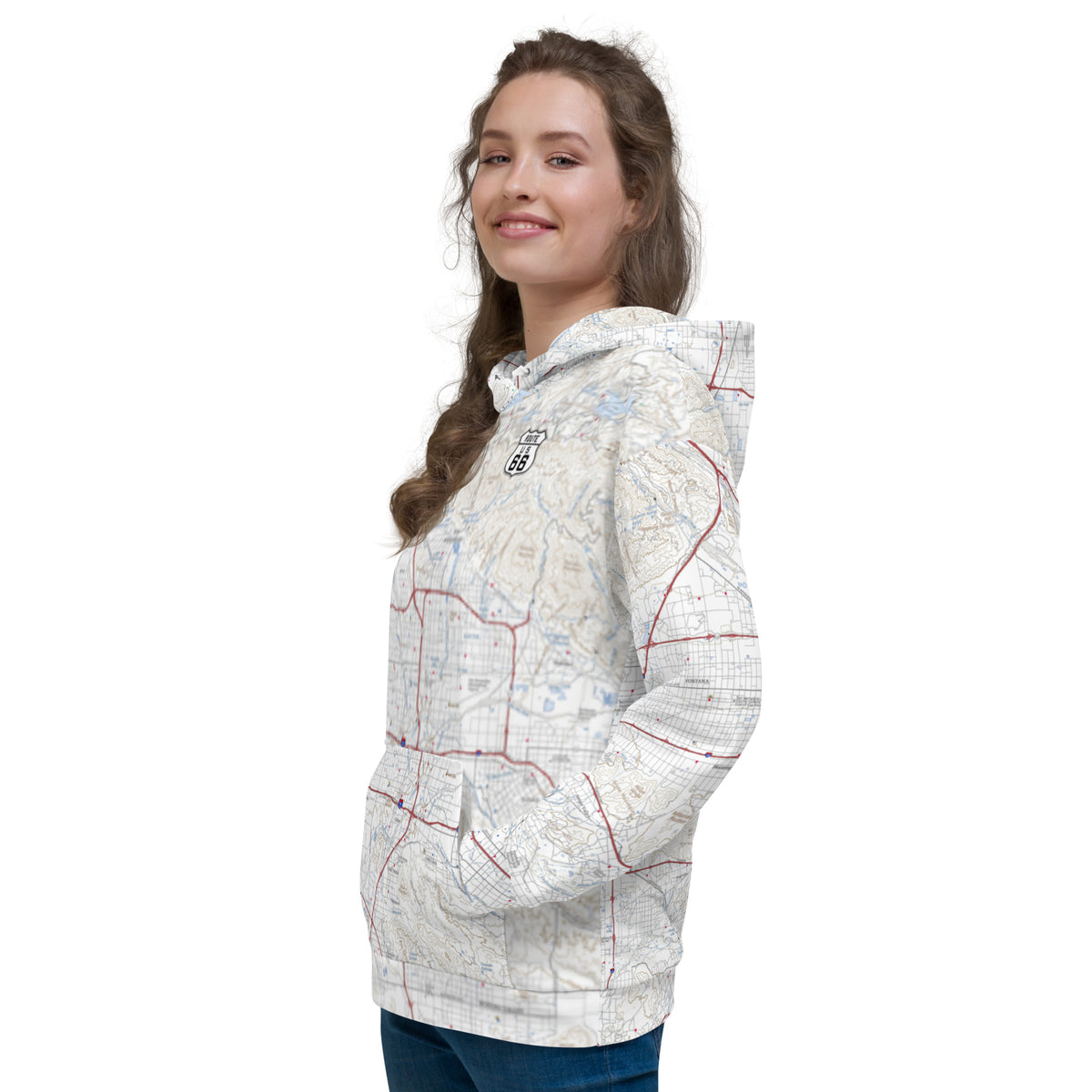 San Bernadino Route 66 Treeline Hoodie