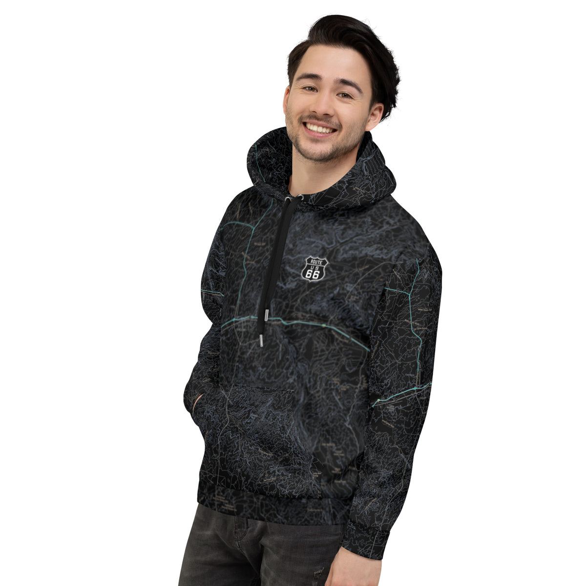 Gallup Midnight Route 66 Treeline Hoodie