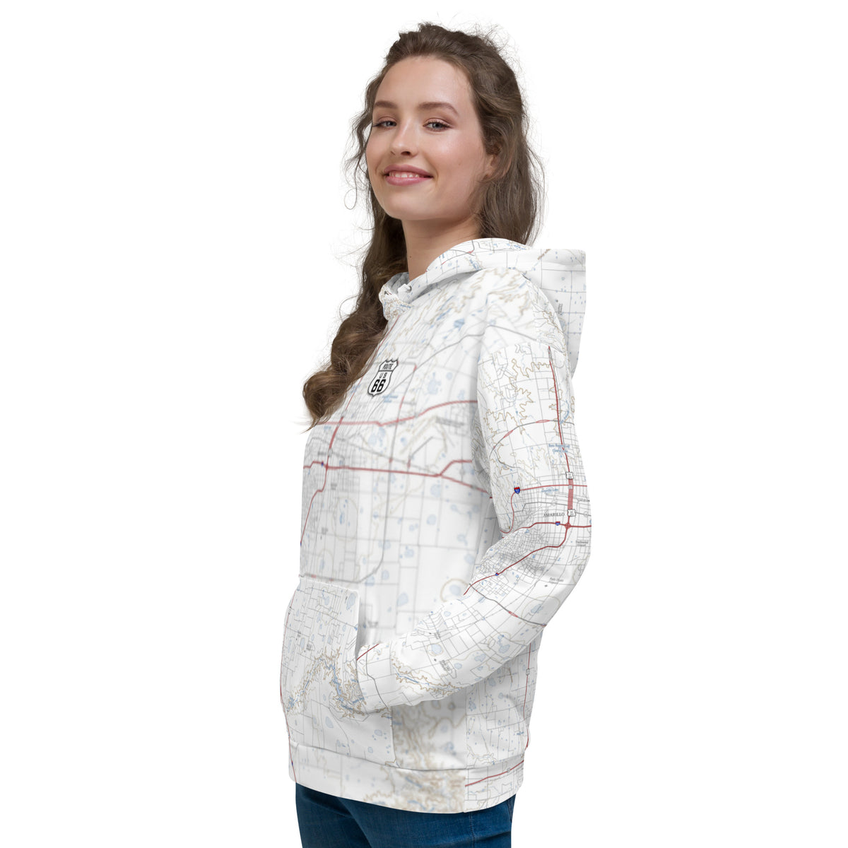 Amarillo Route 66 Treeline Hoodie