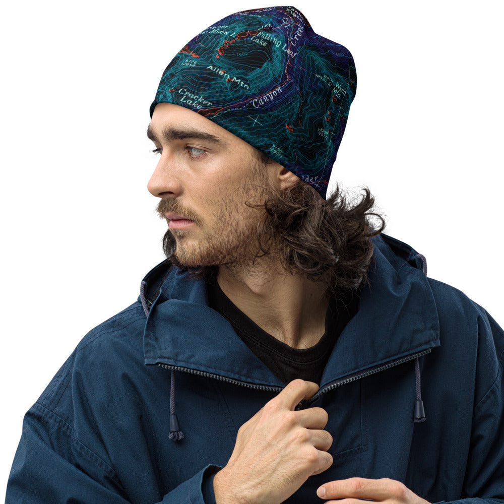Many Glacier Midnight Beanie