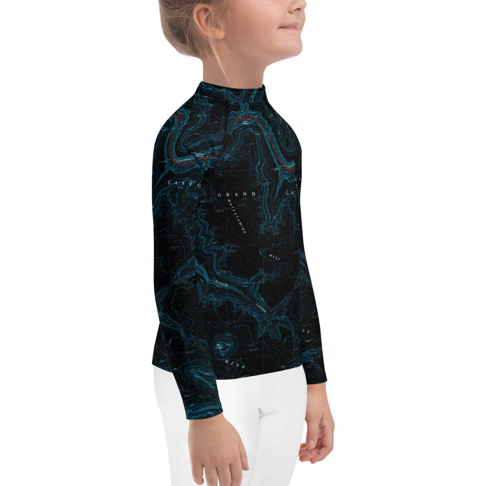 Grand Canyon Midnight Kids Rash Guard
