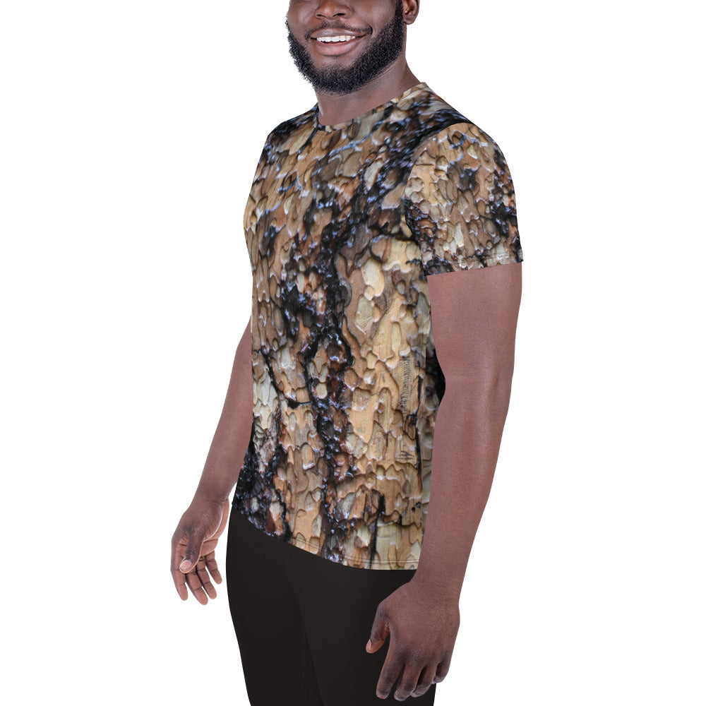 Black Ponderosa Men's Athletic T-shirt