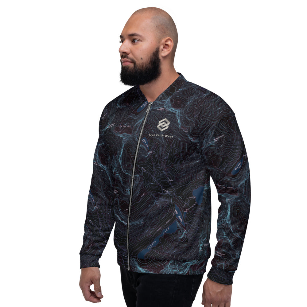 Mount Cleveland Midnight Unisex Bomber Jacket