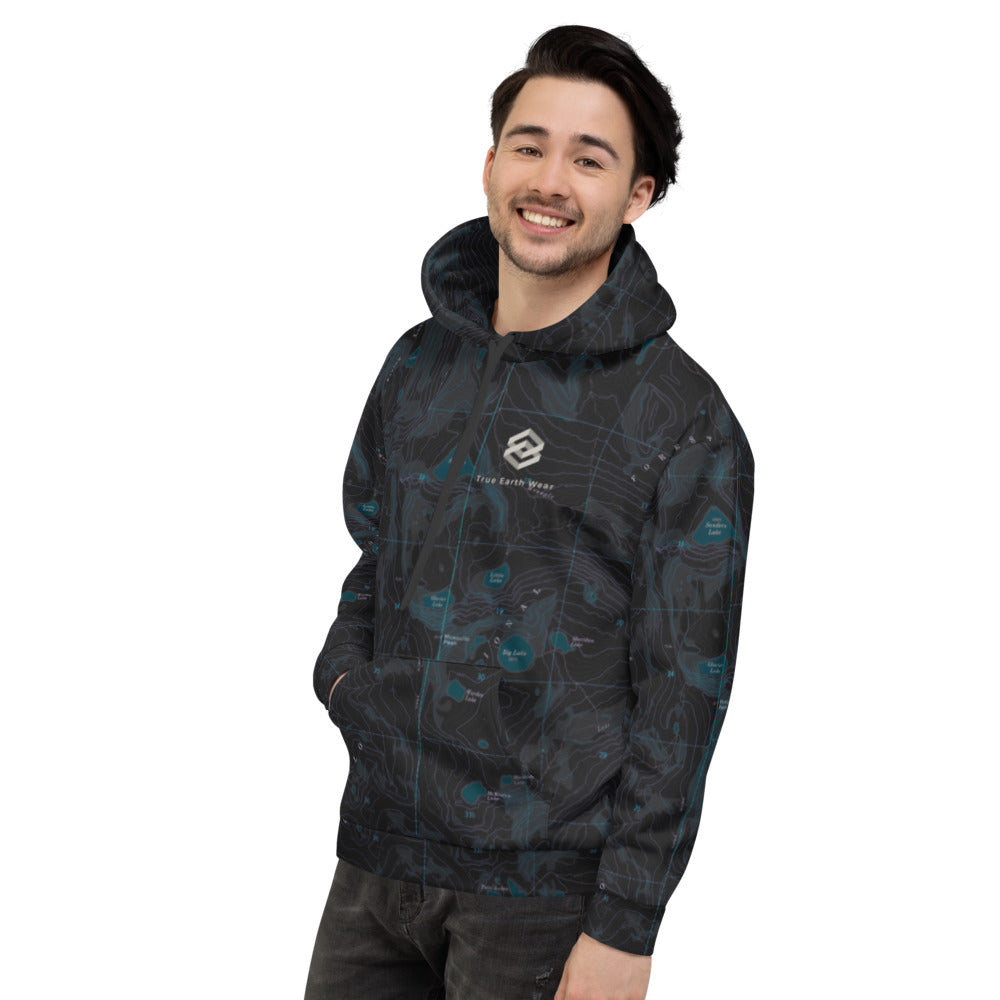 Rattlesnake Wilderness Midnight Treeline Hoodie
