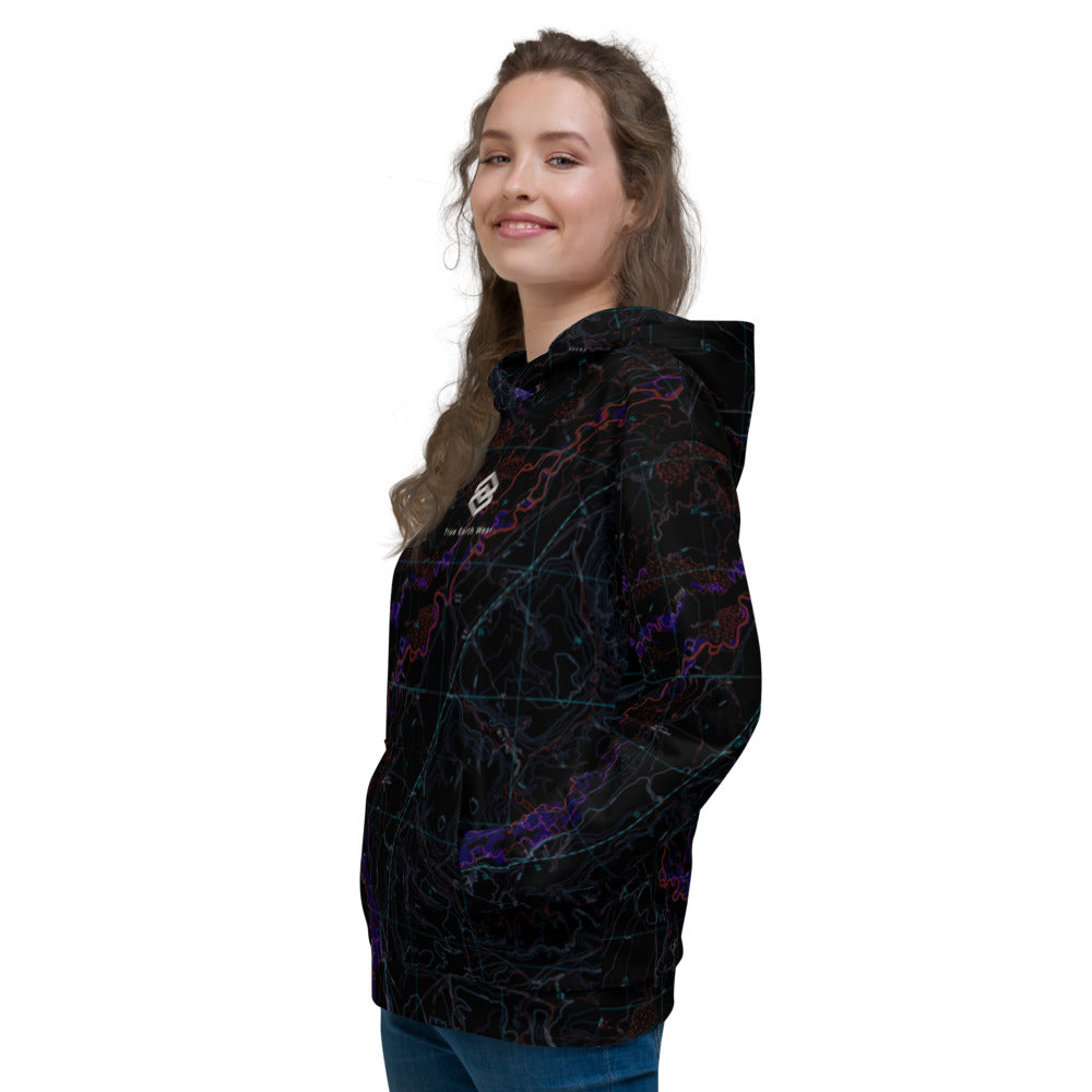 Big Hole River Midnight Treeline Hoodie
