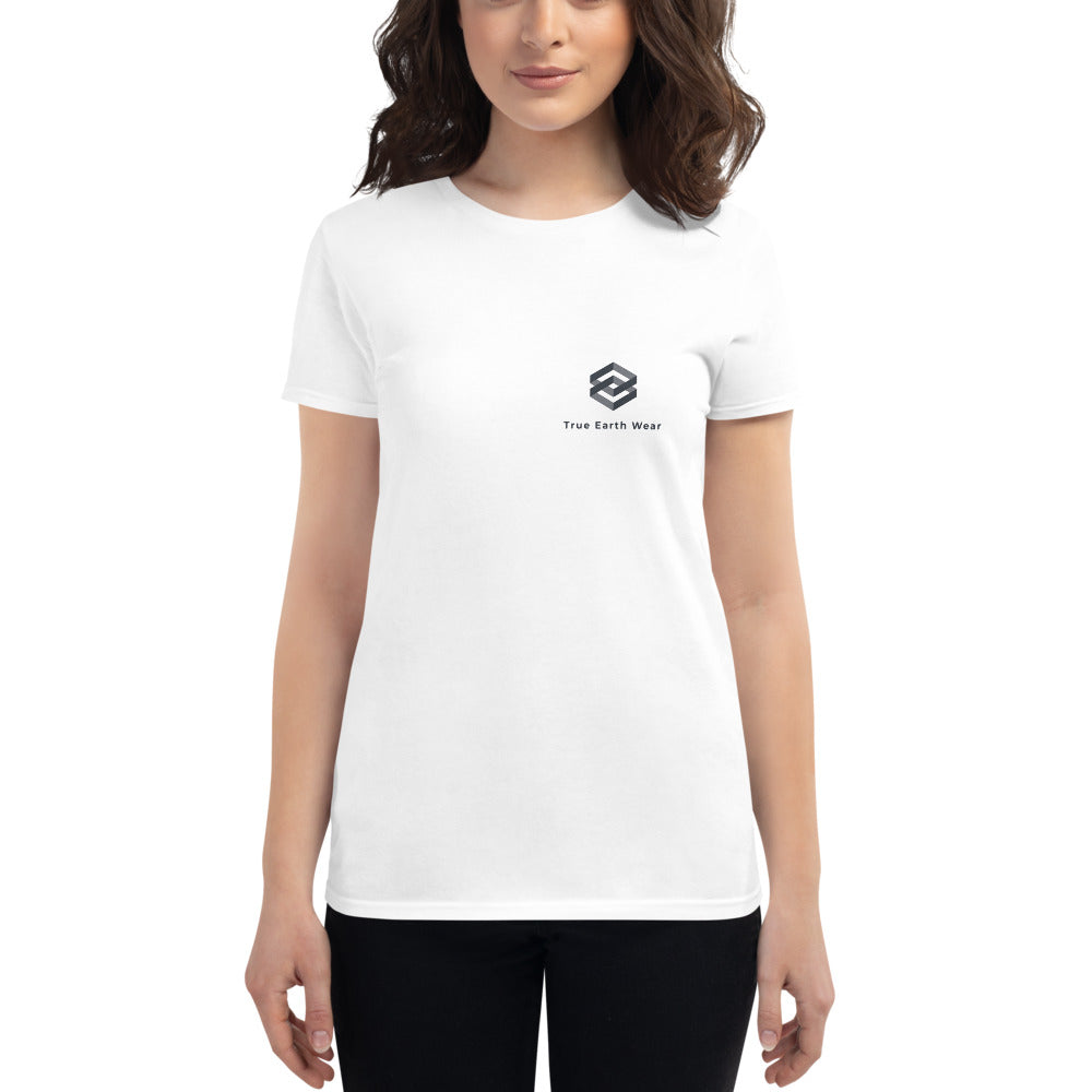True Earth Wear Logo Women's White Tee