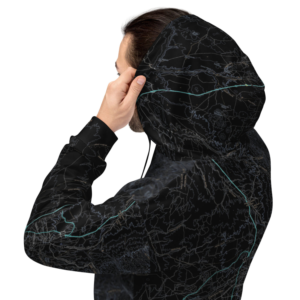 Santa Fe Midnight Route 66 Treeline Hoodie