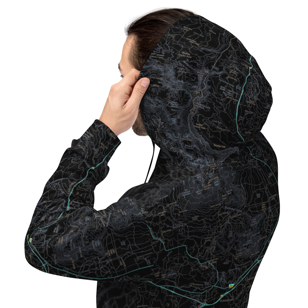 Flagstaff Midnight Route 66 Treeline Hoodie