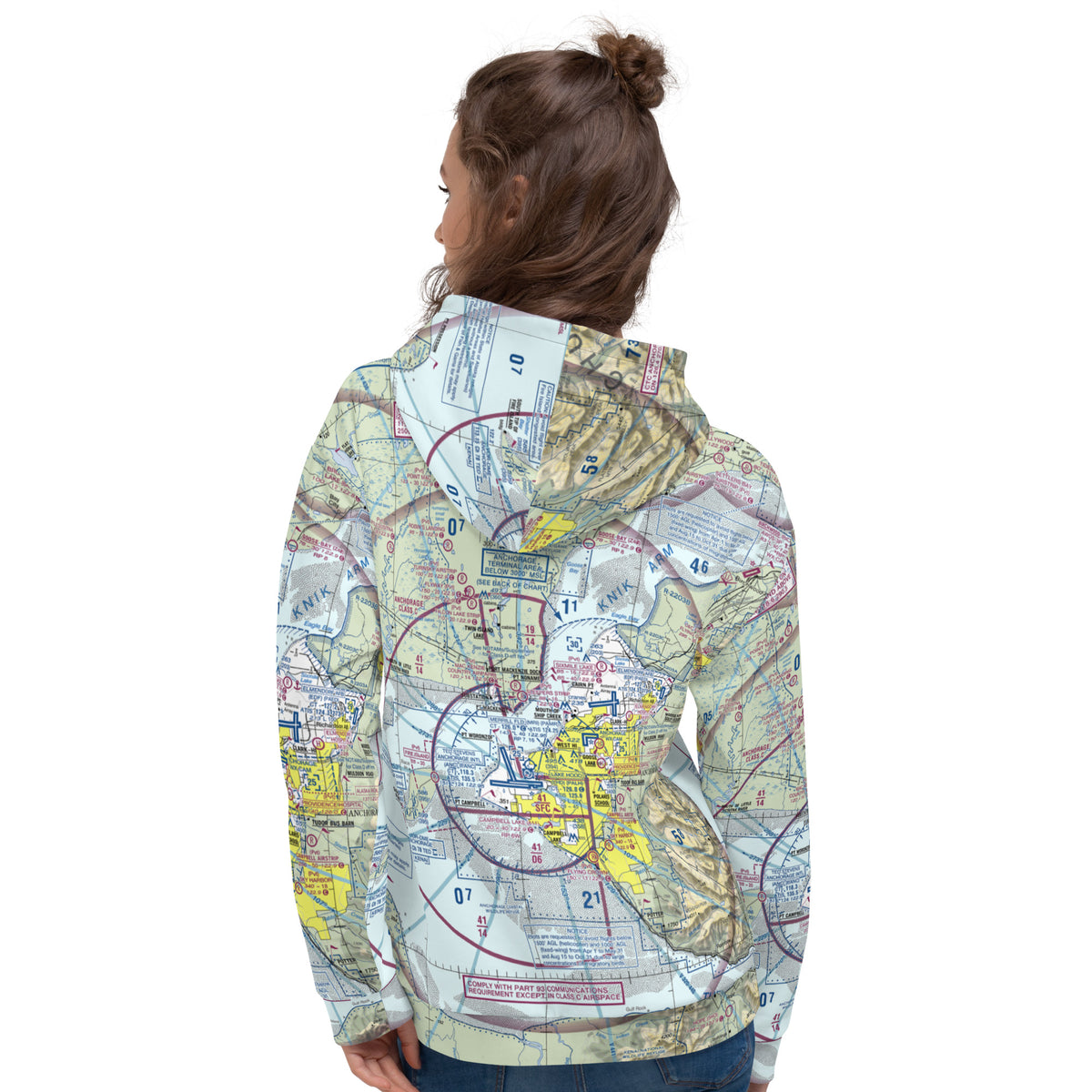 Anchorage ANC VFR Treeline Hoodie