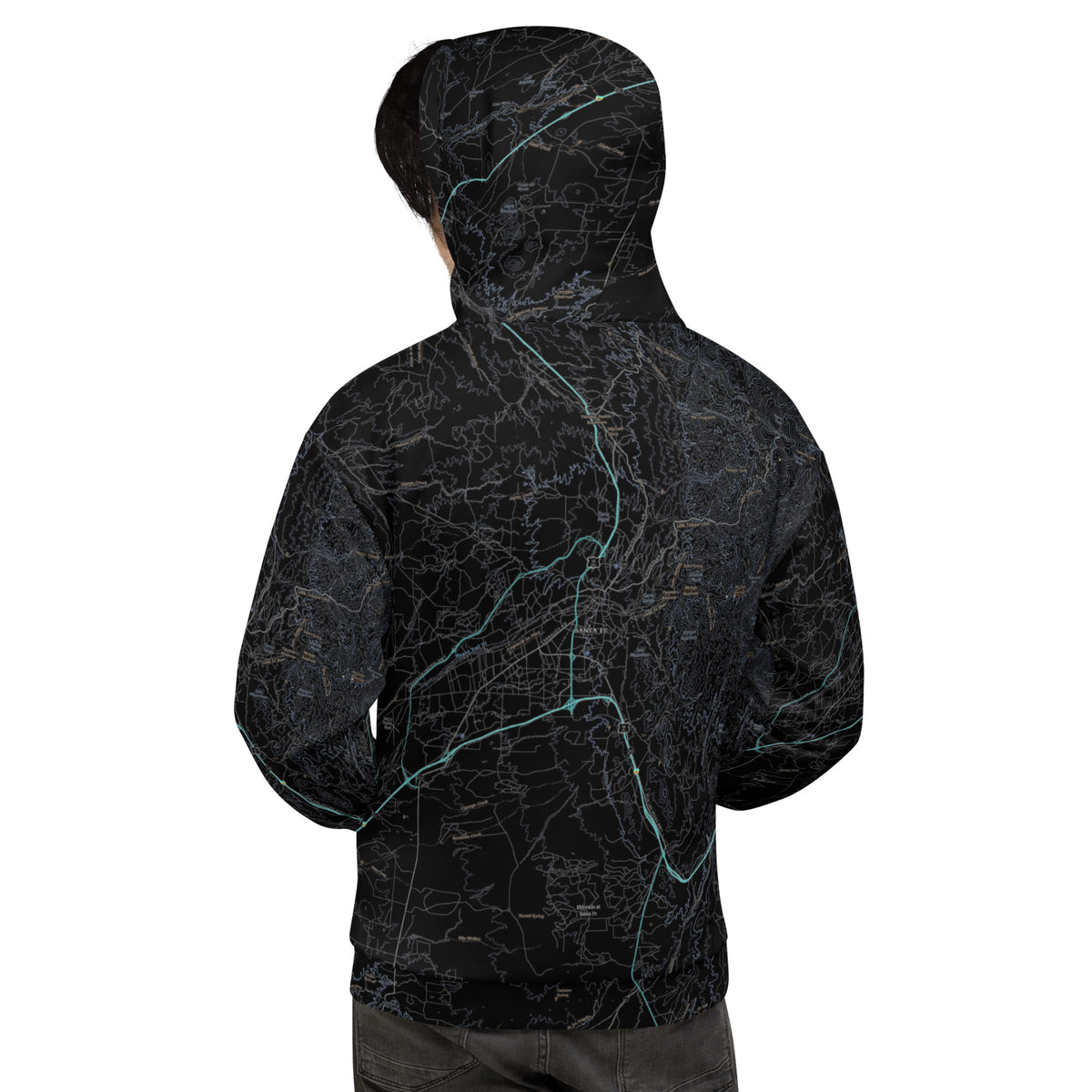 Santa Fe Midnight Route 66 Treeline Hoodie