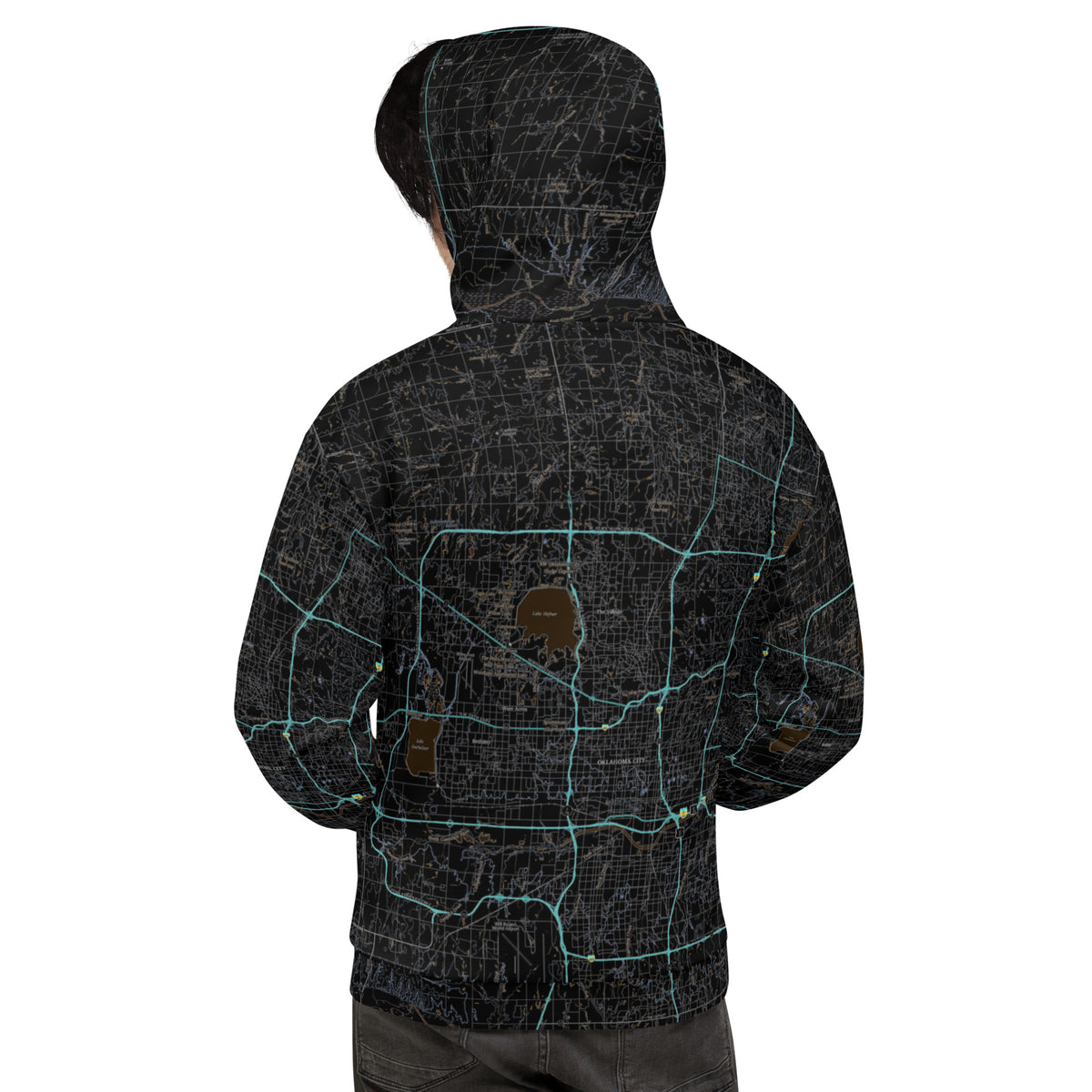 Oklahoma City Midnight Route 66 Treeline Hoodie