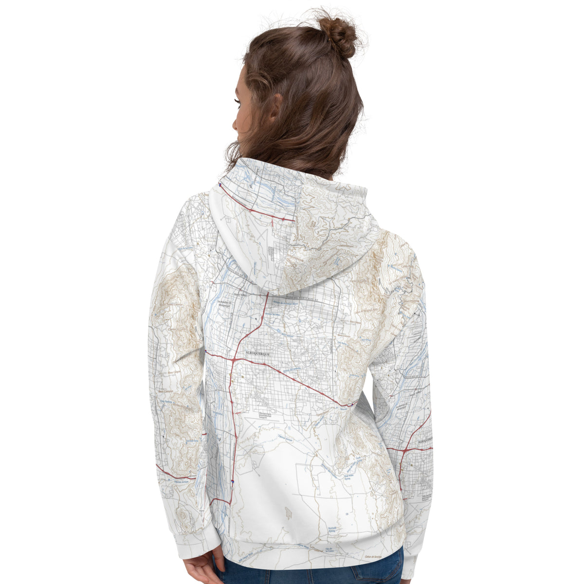 Albuquerque Route 66 Treeline Hoodie