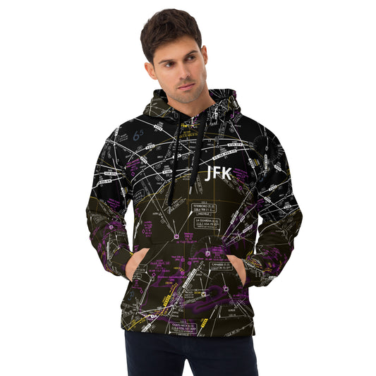JFK Midnight IFR Treeline Hoodie