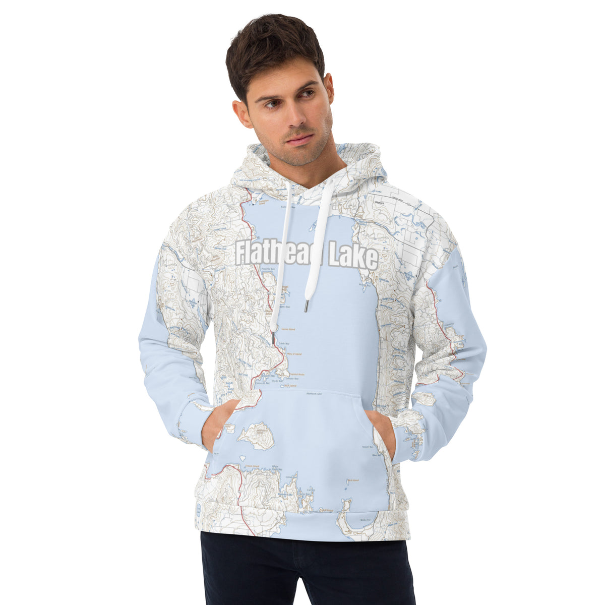 Flathead Lake Treeline Hoodie