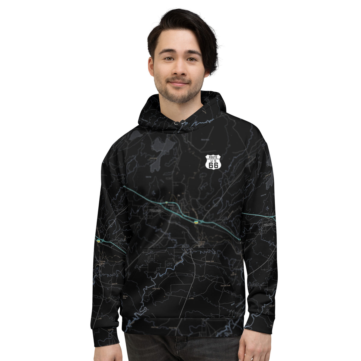 Winslow Midnight Route 66 Treeline Hoodie