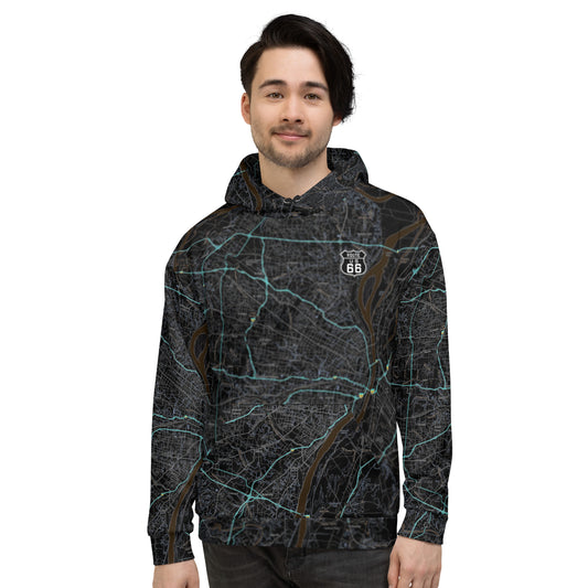 St Louis Midnight Route 66 Treeline Hoodie