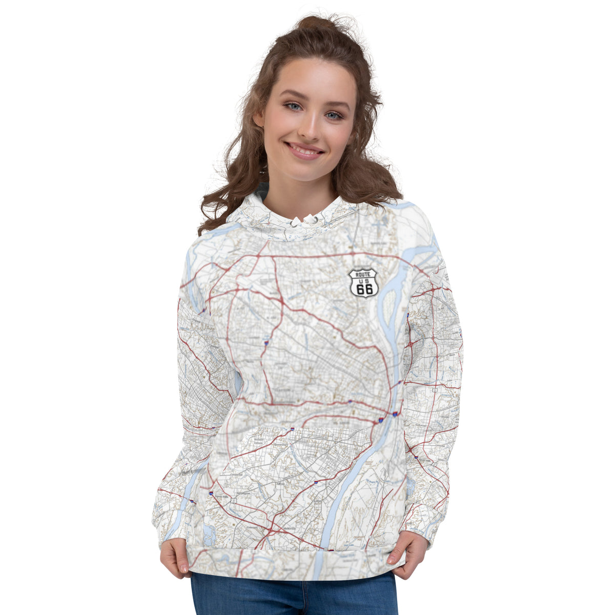 St Louis Route 66 Treeline Hoodie