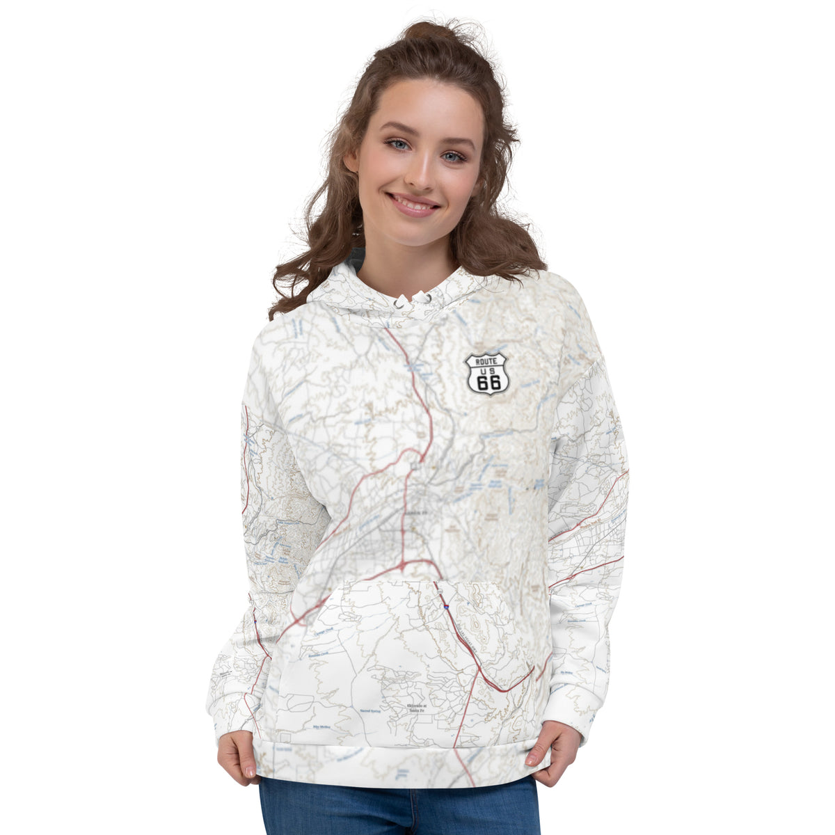 Santa Fe Route 66 Treeline Hoodie
