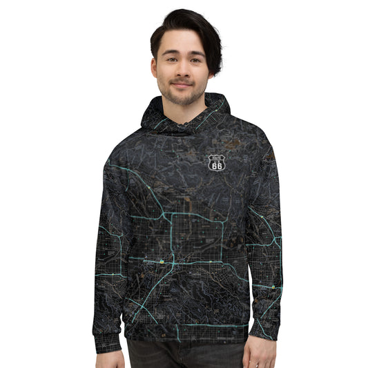 San Bernadino Midnight Route 66 Hoodie
