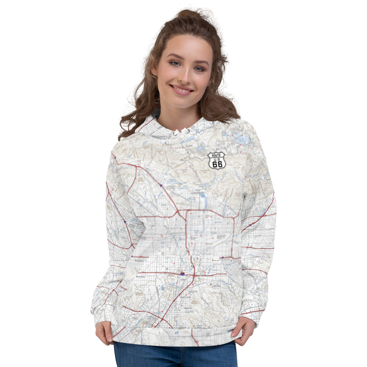 San Bernadino Route 66 Treeline Hoodie