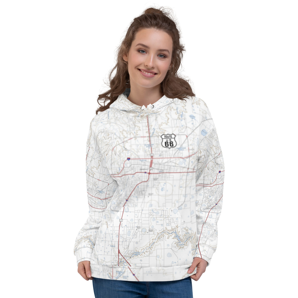 Amarillo Route 66 Treeline Hoodie