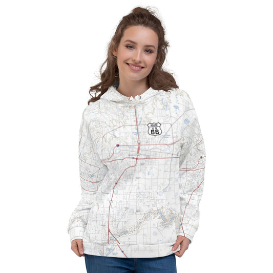Amarillo Route 66 Treeline Hoodie
