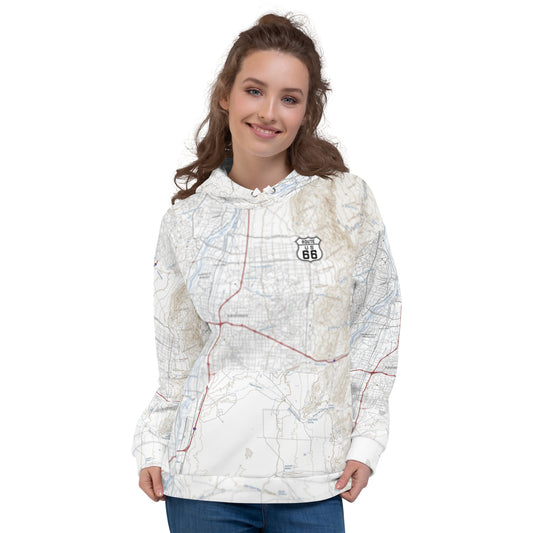 Albuquerque Route 66 Treeline Hoodie