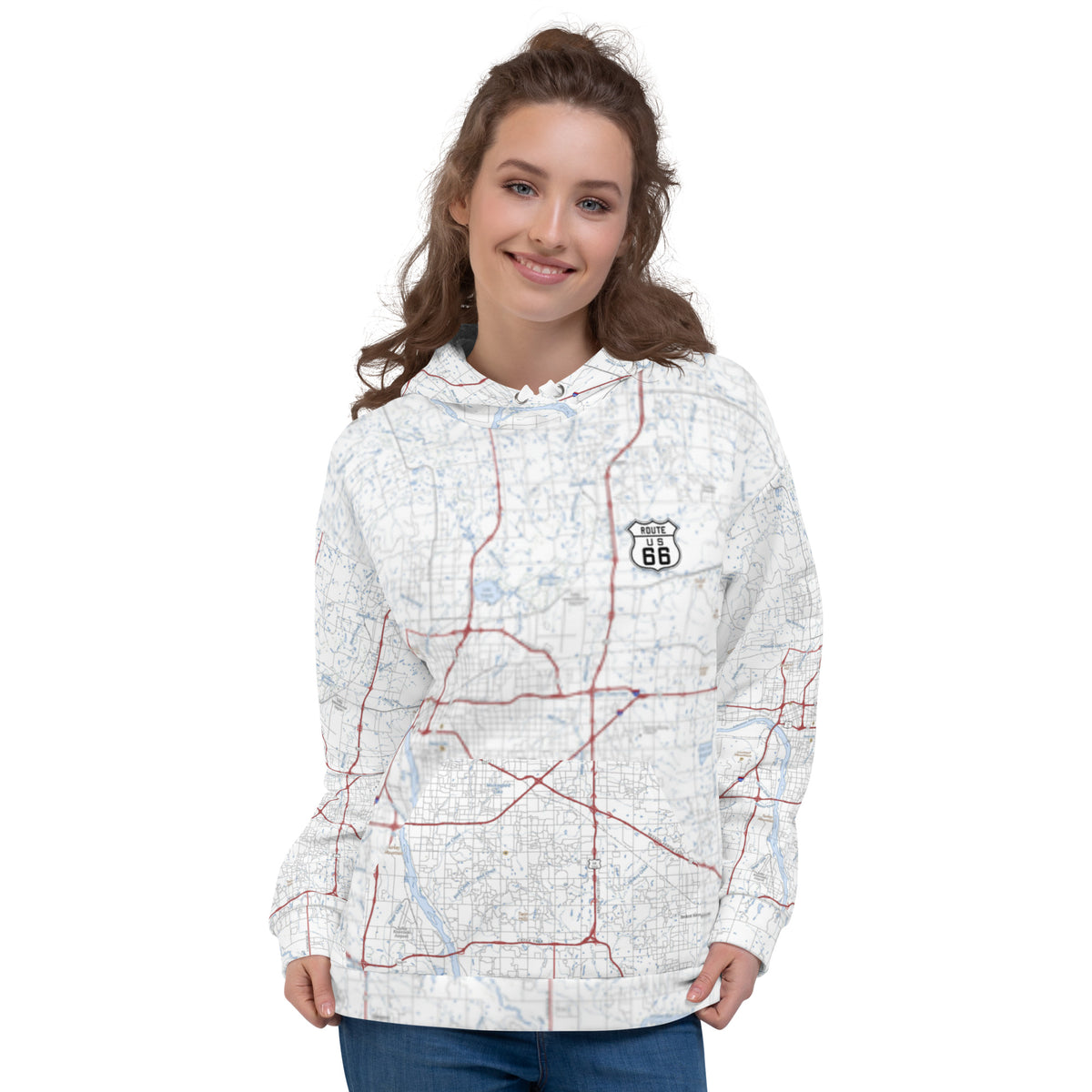 Tulsa Route 66 Treeline Hoodie