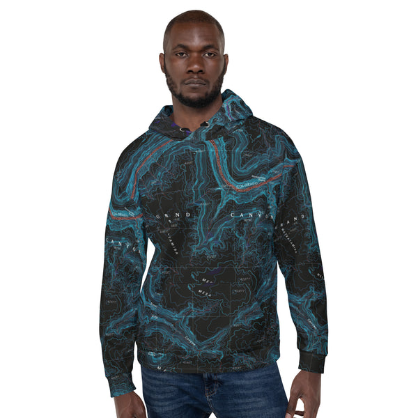 Grand Canyon Midnight Treeline Hoodie