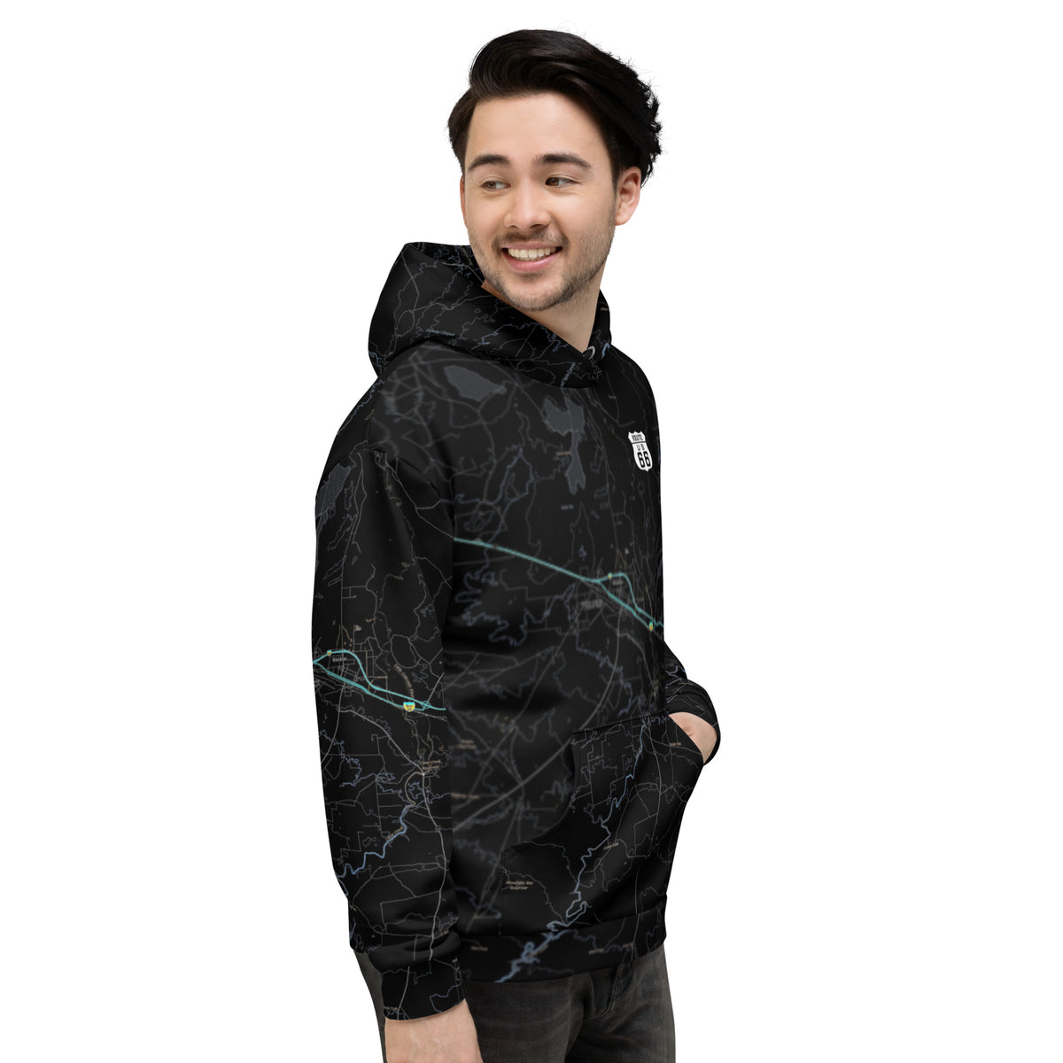 Winslow Midnight Route 66 Treeline Hoodie