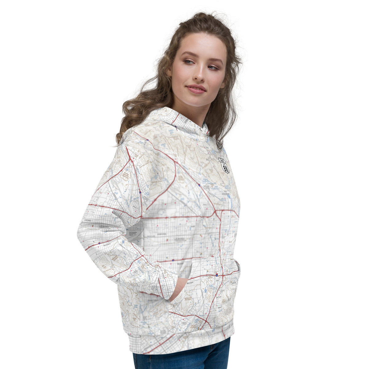 San Bernadino Route 66 Treeline Hoodie