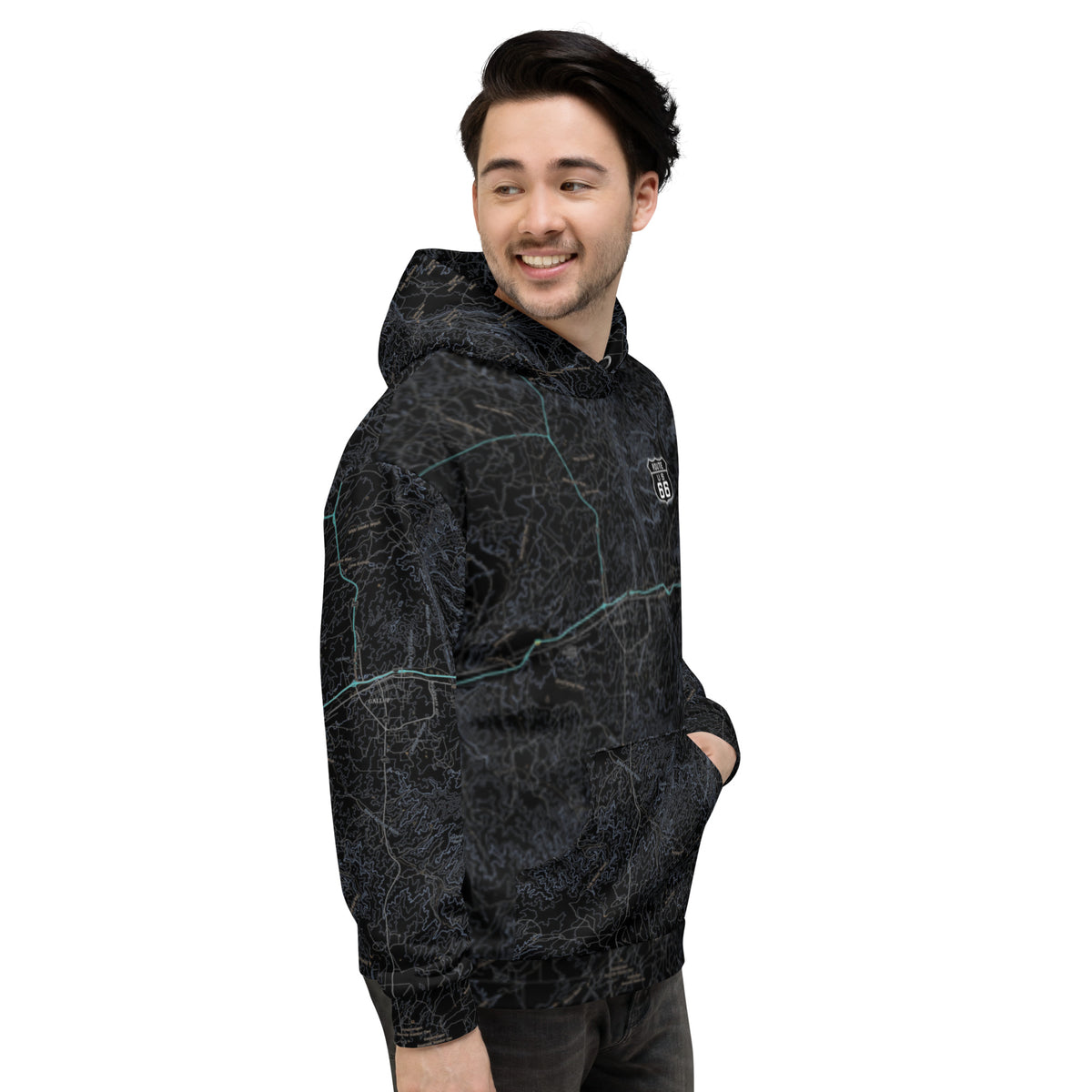 Gallup Midnight Route 66 Treeline Hoodie