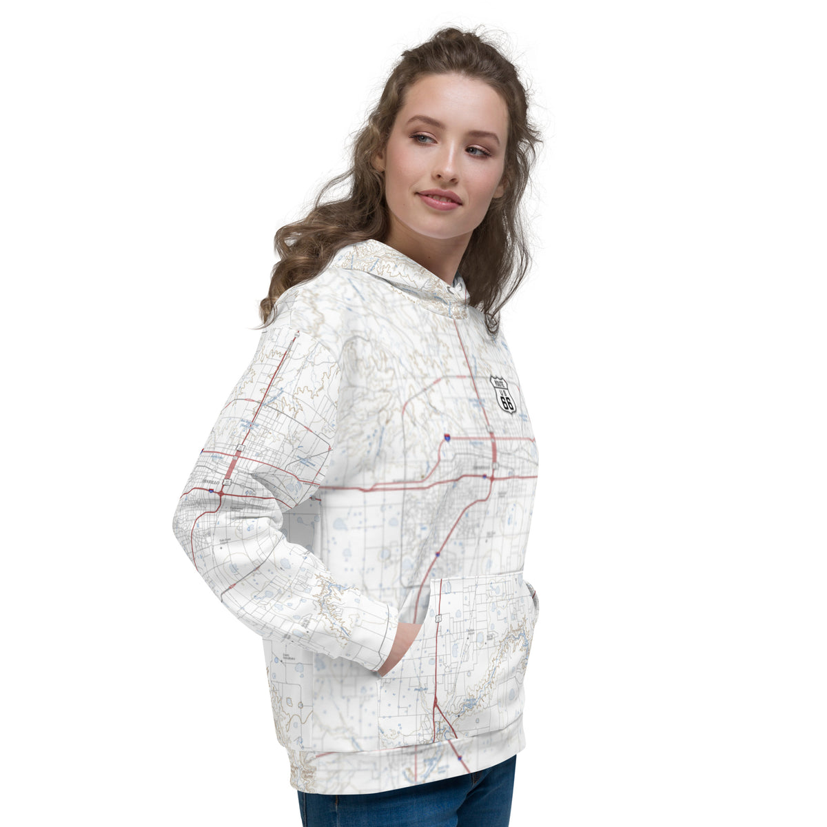 Amarillo Route 66 Treeline Hoodie