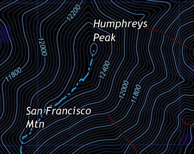 Humphreys Peak Midnight Beanie