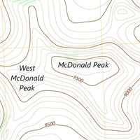 McDonald Peak Trail Guide Men's Top