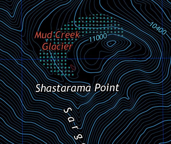 Mount Shasta Midnight Beanie