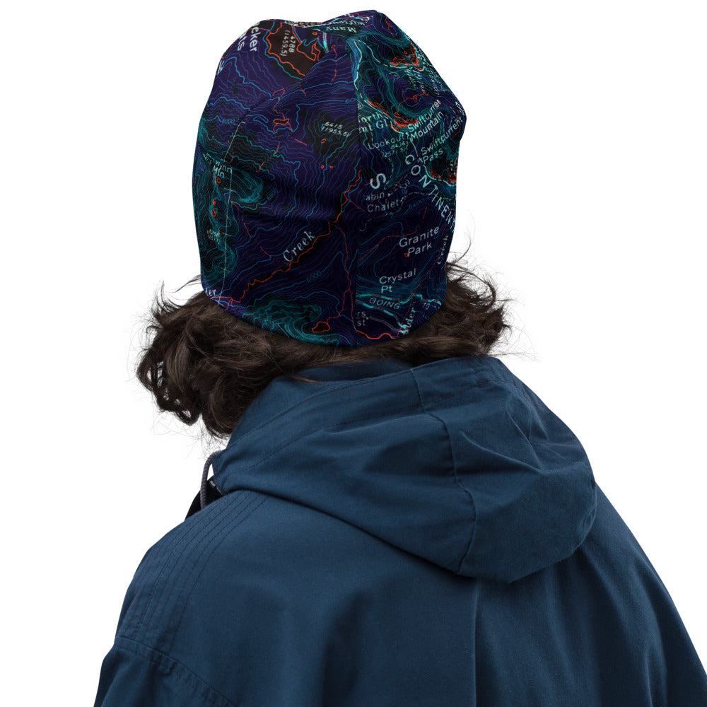 Many Glacier Midnight Beanie