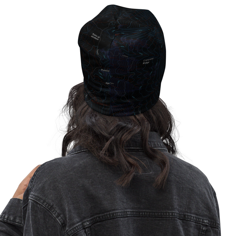 Mount St Helens Midnight Beanie