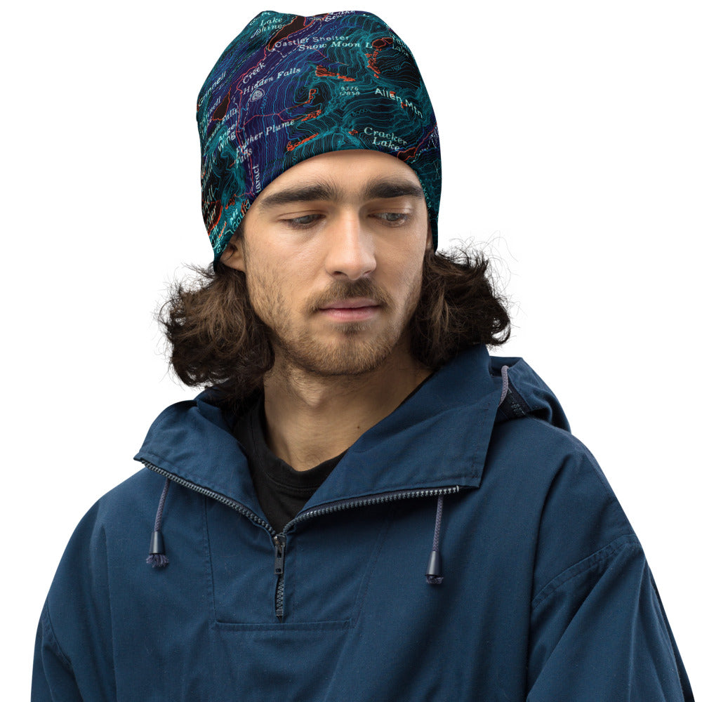Many Glacier Midnight Beanie