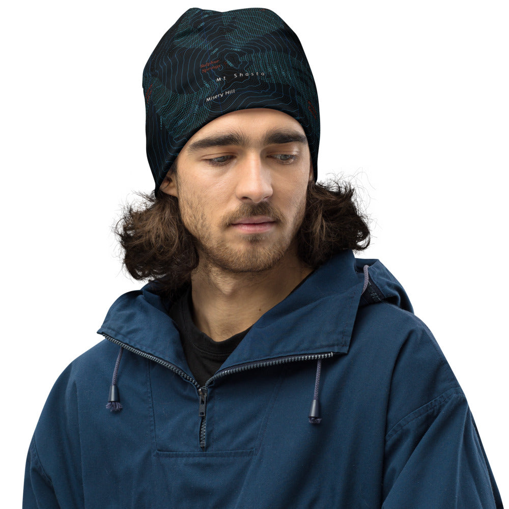Mount Shasta Midnight Beanie