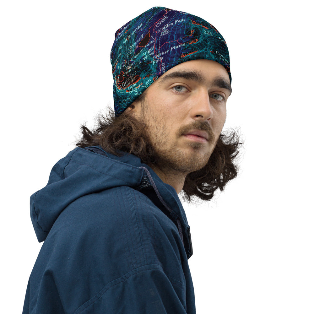 Many Glacier Midnight Beanie