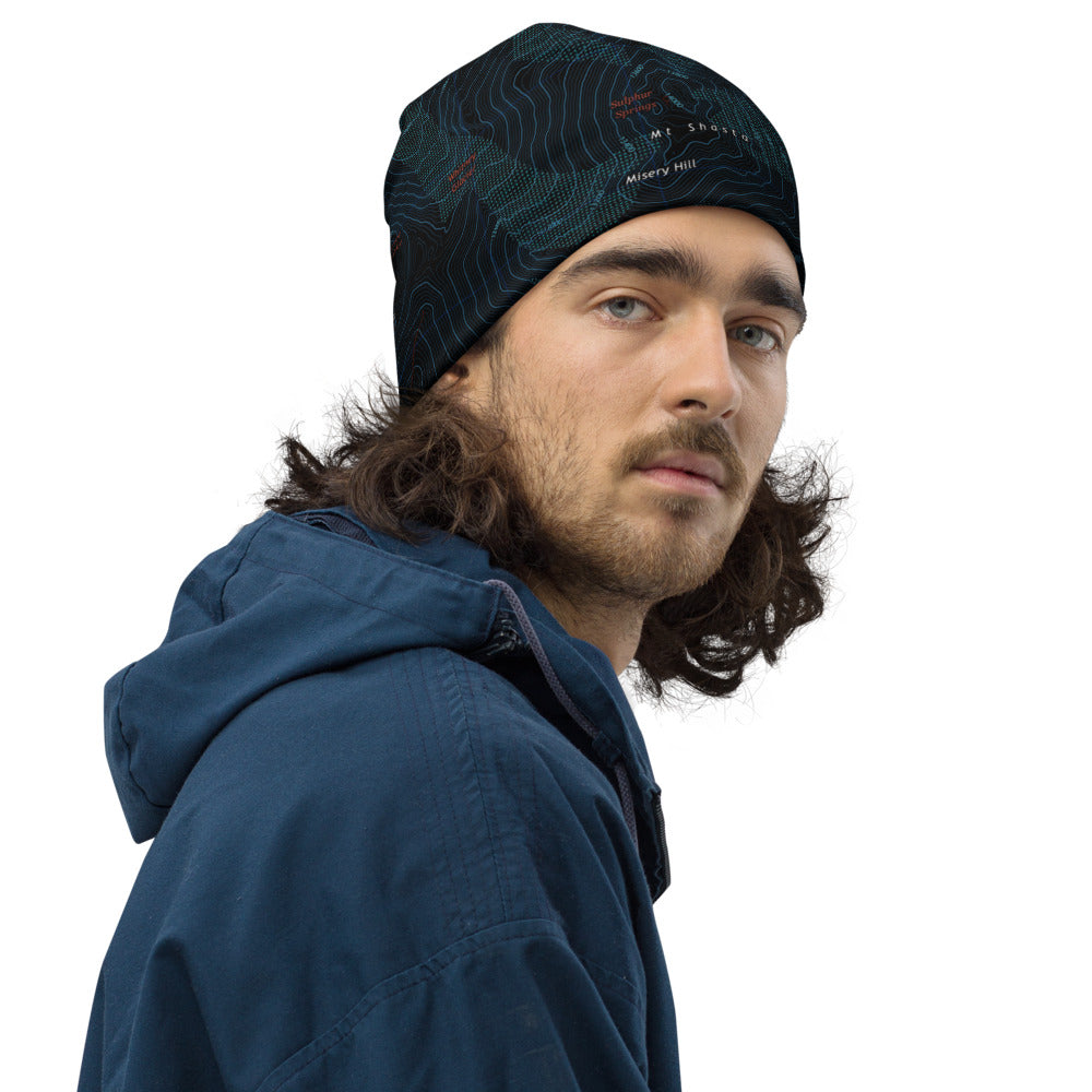 Mount Shasta Midnight Beanie