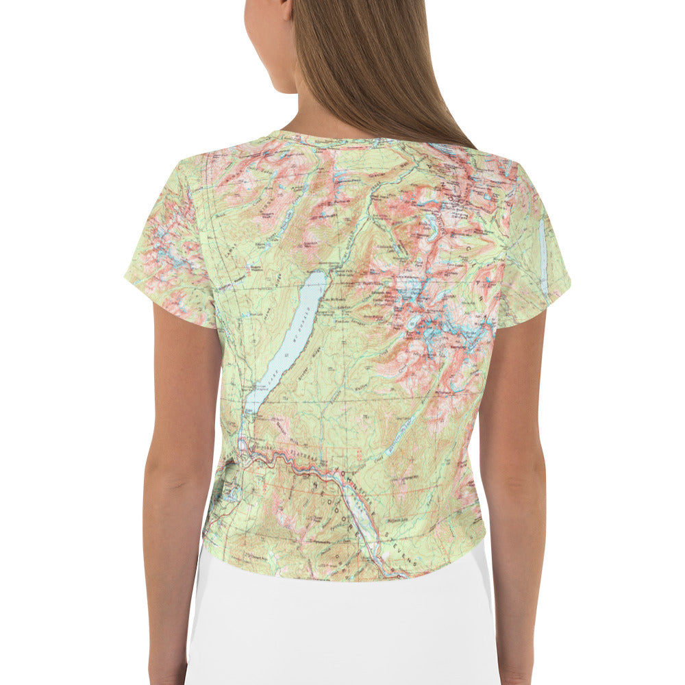Lake McDonald Women's Crop Tee