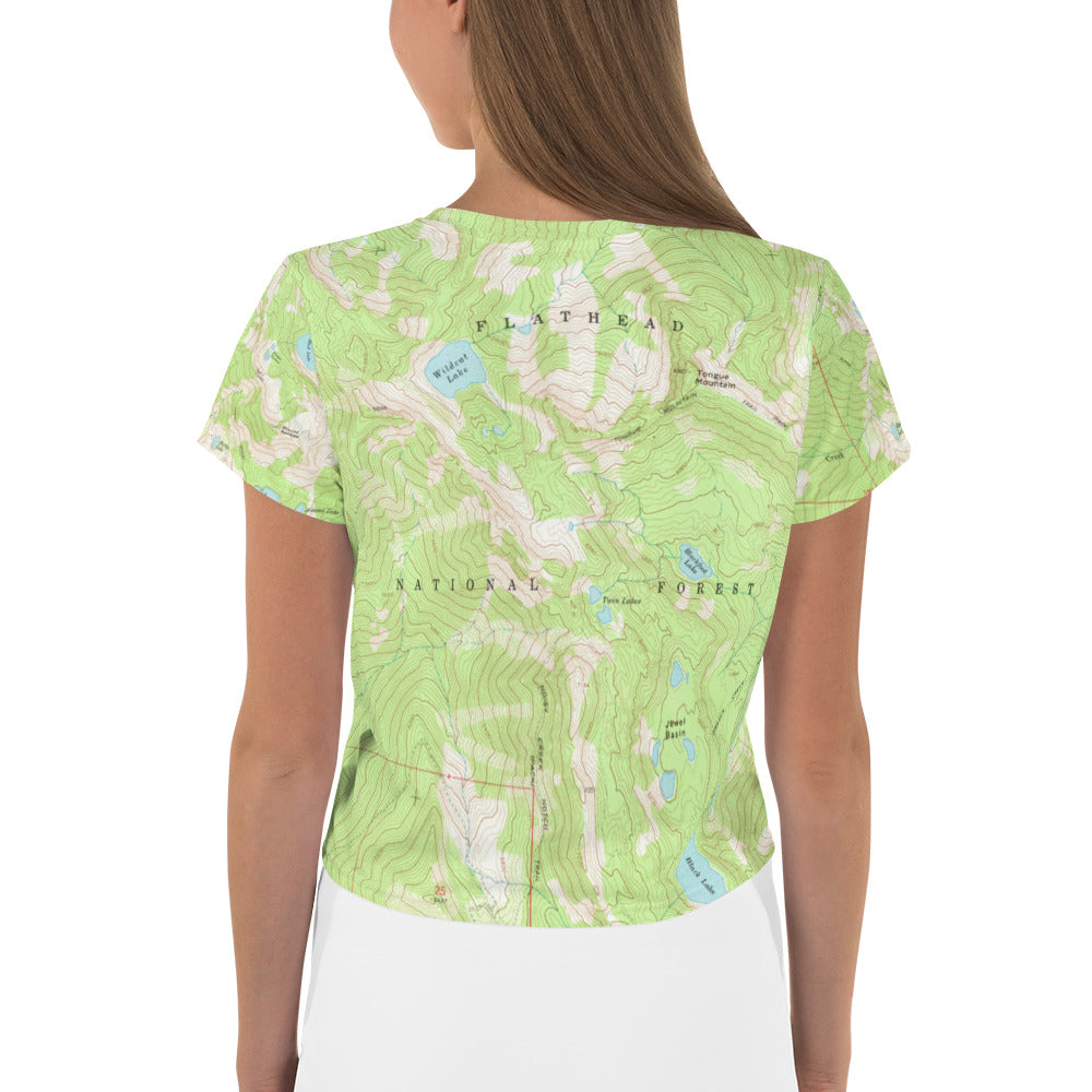 Jewel Basin Crop Tee