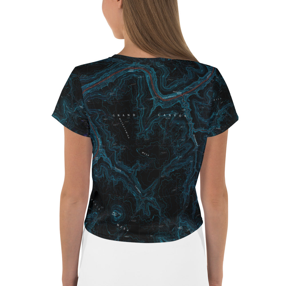 Grand Canyon Midnight Crop Tee