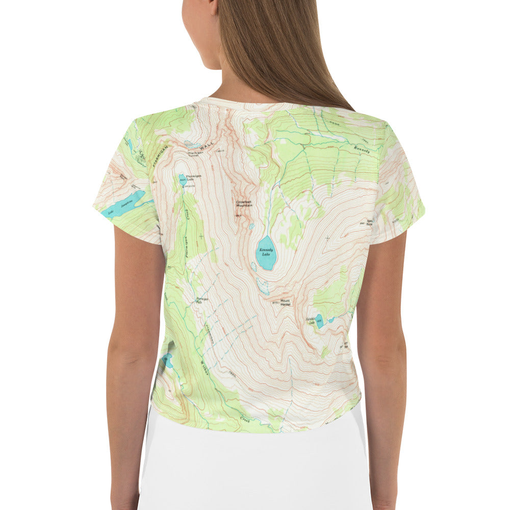 Many Glacier Women's Crop Tee