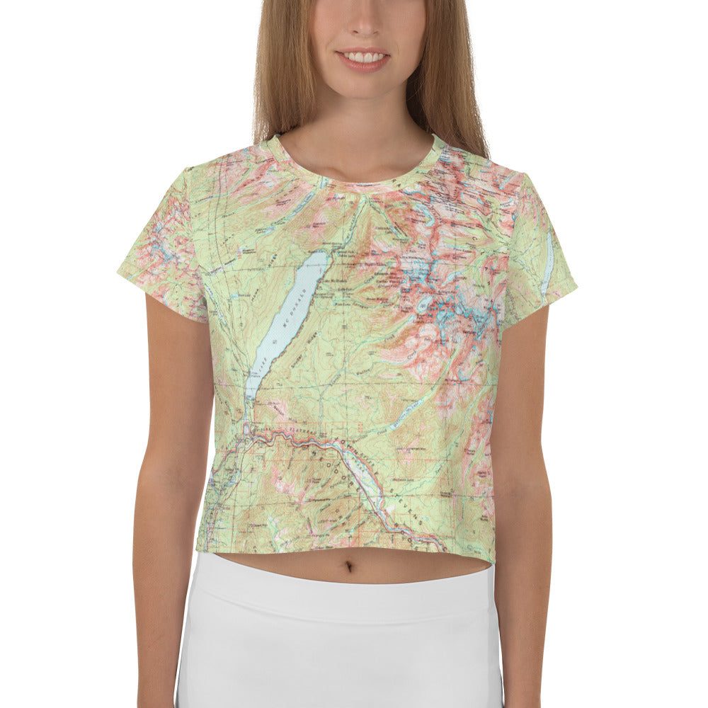 Lake McDonald Women's Crop Tee