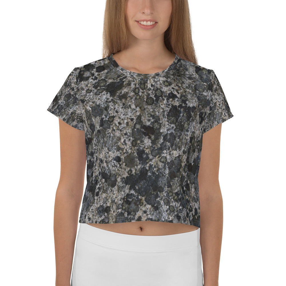 Take a Lichen Women's  Crop Tee